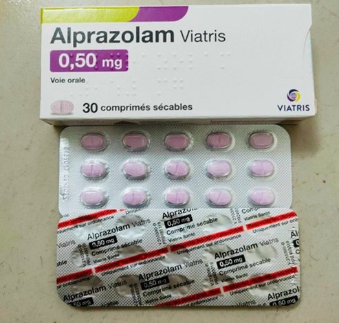 Alprazolam 0.5mg hộp 30 viên 