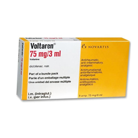 Voltaren 75mg/3ml hộp 5 ống tiêm 