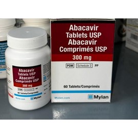 Abacavir 300mg hộp 60 viên 