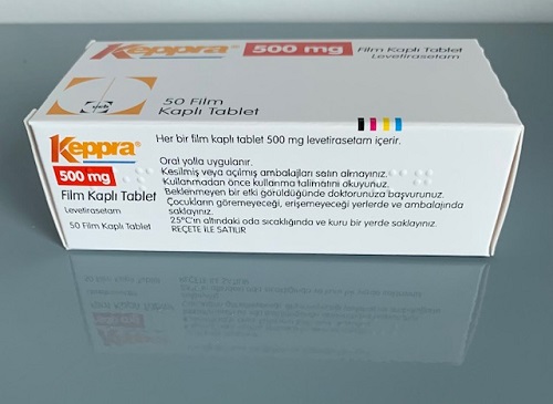 Keppra 500mg hộp 50 viên 