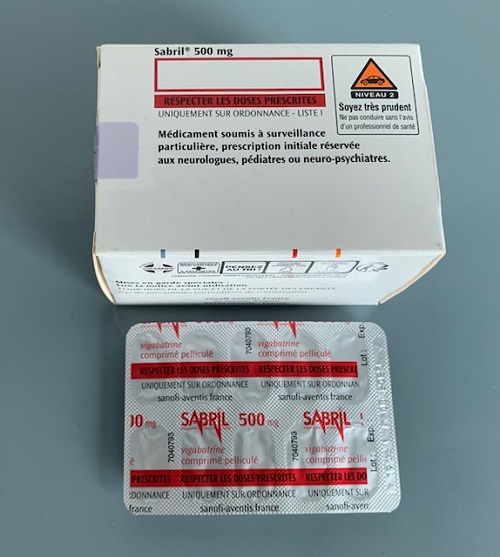 Sabril 500mg hộp 60 viên 