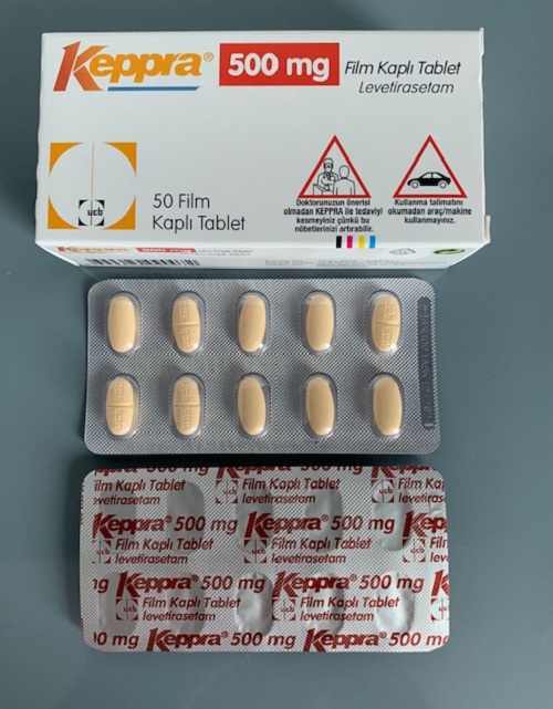 Keppra 500mg hộp 50 viên 