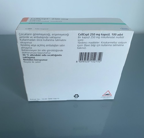 Cellcept 250mg hộp 100 viên