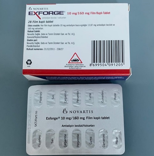 Exforge 10mg/160mg 28 viên 