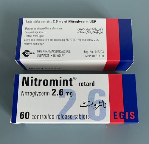 Nitromint 2.6mg 60 viên 