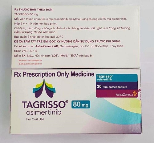 Tagrisso 80mg hộp 30 viên Thụy Điển 